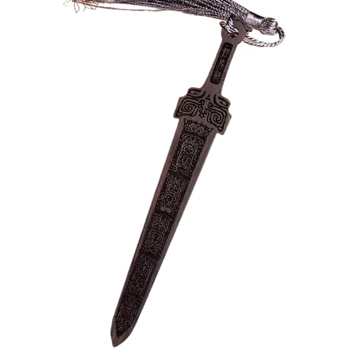 アンティーク木製ブックマーク タッセル付きヴィンテージブックマークページマーカー男性用誕生日バレンタインクリスマスプレゼント彫刻しおり