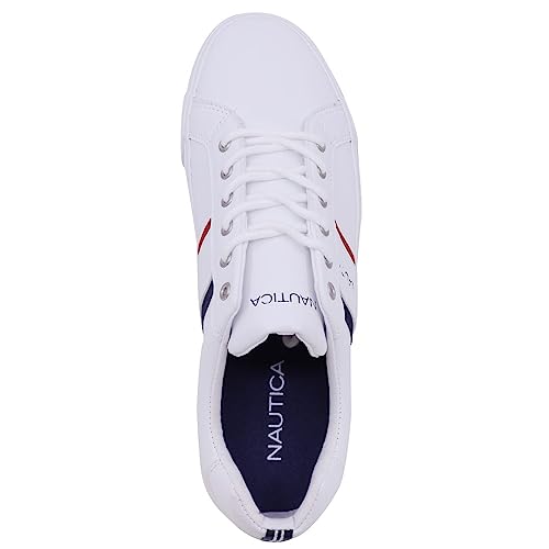 Image of Nautica Men's Casual Shoe, Classic Lace-Up Low Top Loafer, Fashion Sneaker - in Medium & Wide Width Sizes