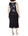 Alex Evenings Women's Tea Length Mock Jacket Dress with Button Front, Navy Sequin, 14
