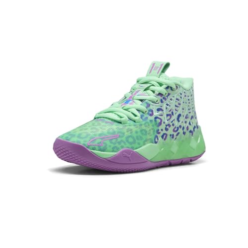 PUMA Kids Boys Mb.01 Alien Safari Basketball Sneakers Shoes - Green2