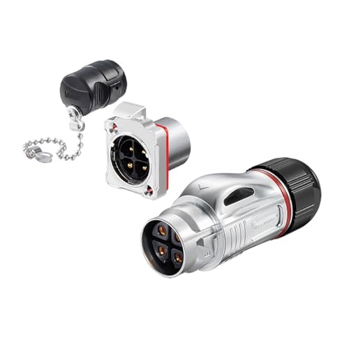 Conector BD24 macho y hembra de 4 núcleos para reparar sistemas de alimentación UL 2