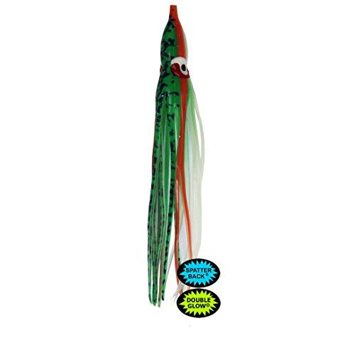 SILVER HORDE Goldstar 5Pk Squid Grn Red Racr #35 Octopus (Squid), Green/Red Racer