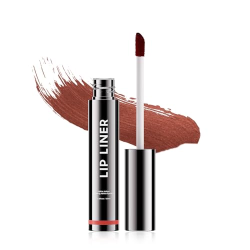 Image of Lip Stain - Peel Off Lip Stain, Lip Liner Long-Lasting Moisturizing, Waterproof Nourishing Lip Tint with Matte Finish for Natural Lip Color for All Skin Tones (Rose)