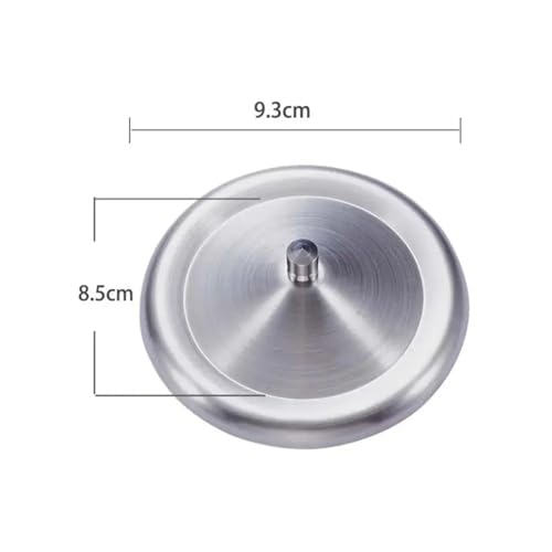 Tapas for bebidas de acero inoxidable y silicona para tazas de 9.3cm 3