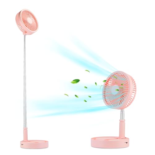 Zorpupoa Ventilador dobrável portátil, ventilador de mesa dobráve...