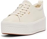 Keds Skyler Lace Up, Zapatillas Mujer, Cuero Blanco, 42 EU