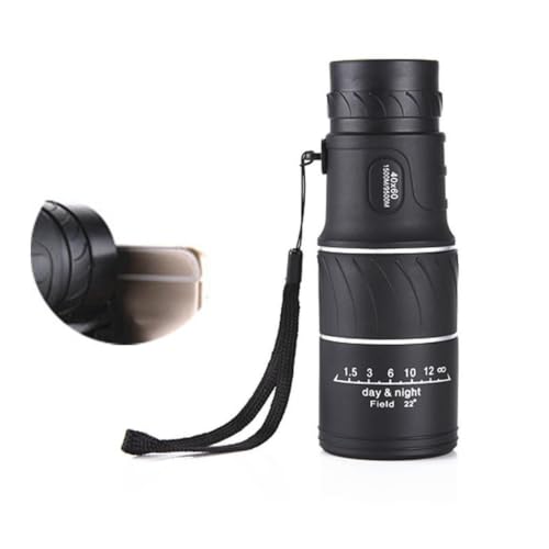 40x60 Small Monocular Telescope, HD High Powered Compact Lightweight Monoculars,Black Striped Design Mini Telescope for Watching Hiking Travelling Stargazing Outdoor Adventures Cruise Ship - image 5