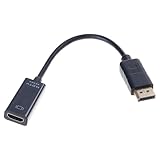 YiNLuax Kompakter HDMI-Adapter-Konverter mit 4K- und 2K-Auflösung mit langlebigen, vergoldeten...