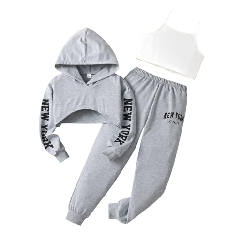 Image of Clothes For Girls 3 Piece Outfit Set 5-14 Years Old Perfect For Casual, Home, School, Travel