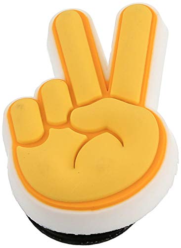 Crocs Jibbitz Peace and Love Shoe Charms | Jibbitz for Crocs, Peace Hand Sign, Small