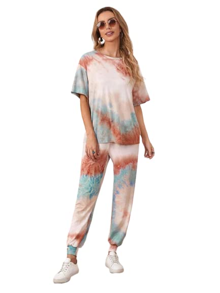 Image of GRECIILOOKS Women Co Ord Set for Women | Co Ord Set for Women Stylish |Printed Lycra Co Ord Set for Women | Travel Co Ord Set for Women | Half Sleeve