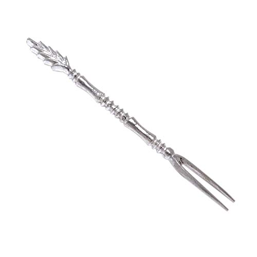 Sahiba Gems Silver Fruit Fork Spoon ~ 9 Centimeter Sahiba Gems Silver Fruit Fork Spoon ~ 9 Centimeter