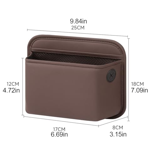 Poubelle de véhicule automatique avec organisateur de siège de voiture et panier