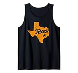 Texas Pride Native Born Longhorn Texan Lone Star State Tank Top