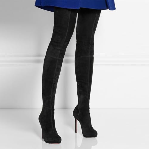 Bottes à talons ultra-hauts stretch : finis les mollets serrés avec ces cuissardes - 2