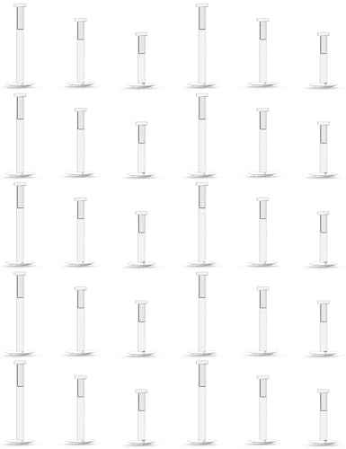 Ocptiy 16G 18G 20G Clear Plastic Earrings Nose Studs Piercing Retainer for Surgery Sport Work Lip Labret Medusa Ring Bioflex Flat Back Tragus Helix Conch Earring Women Men 6mm 7mm 8mm 10mm 12mm