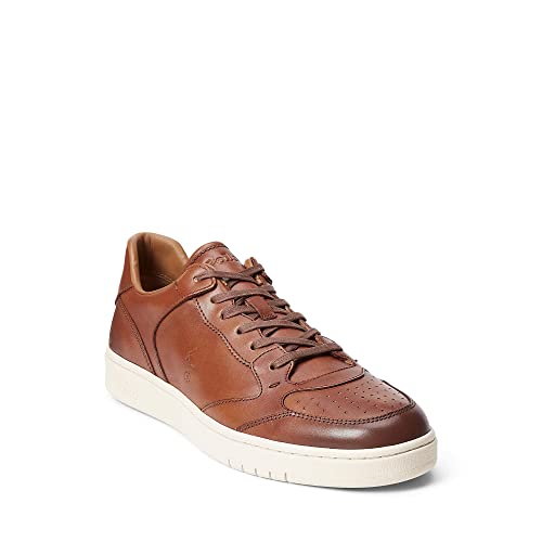 Check out this POLO RALPH LAUREN Men's Polo Court Sneaker, Snuff, 10.5 from Amazon!