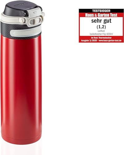 Leifheit Isolierbecher Flip 600 ml, Einhand-Öffnung – Ansicht 2