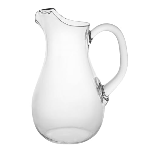 Image of Bev Tek 57 Ounce Water Pitcher, 1 Heavy-Duty Water Jug - Dishwashable, Shatterproof, Clear Polycarbonate Beverage Serveware, For All Kinds Of Beverages - Restaurantware