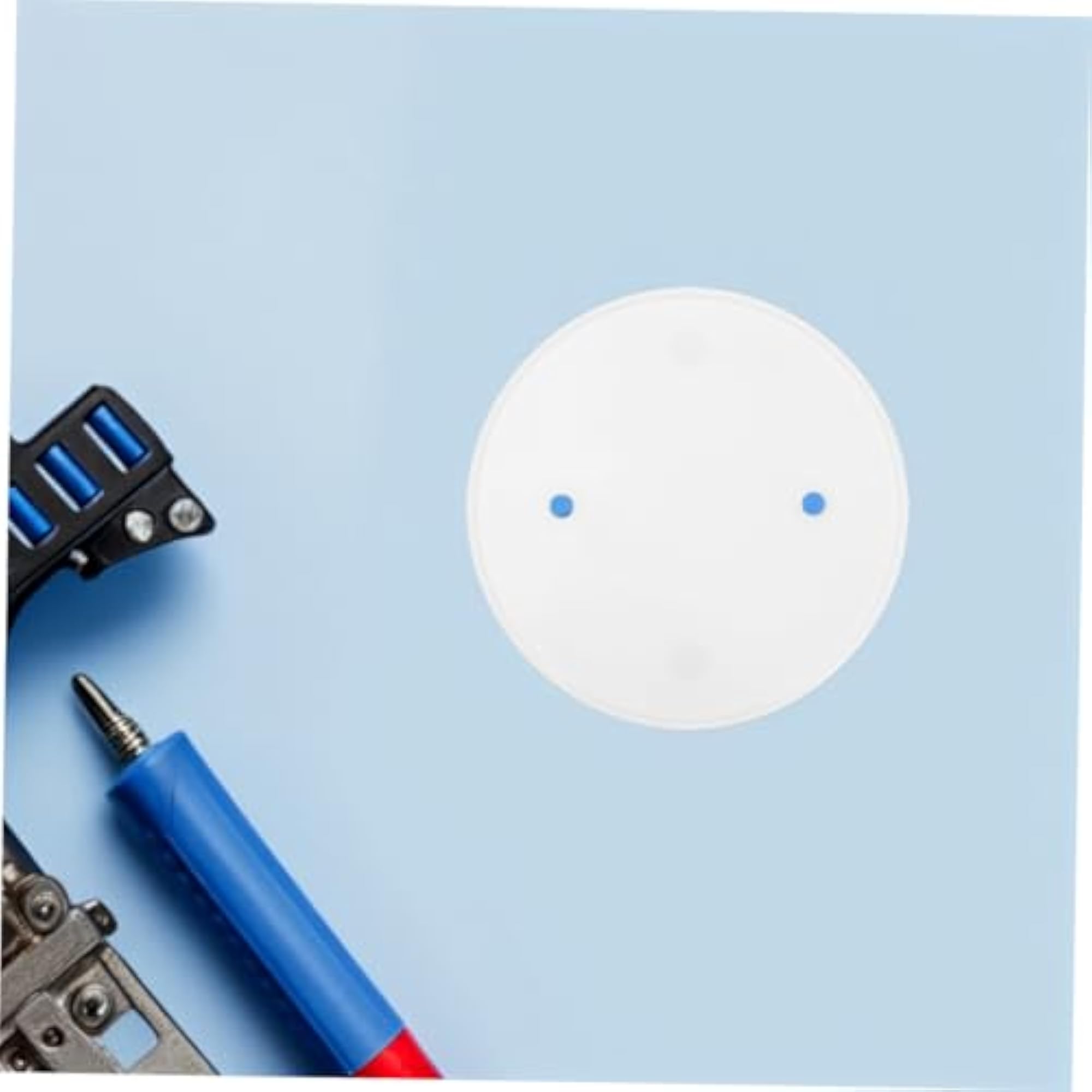 20pcs Round Ceiling Electrical Box Covers, Plastic