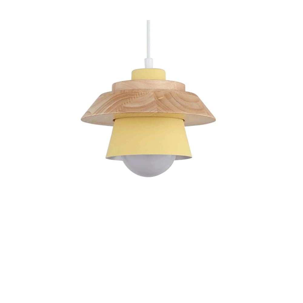 Luminarias estilo granja modernas con acabados de madera premium para techos interiores 8