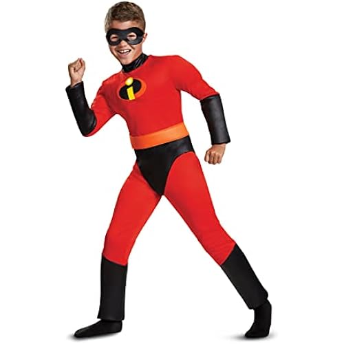 Disney Pixar Dash Muscle Costume | Incredibles Child Dash Classic Muscle Costume