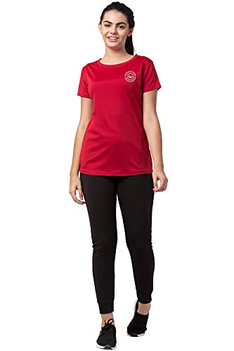 Image of BLUECON Women's Slim Fit Polyester T-Shirt