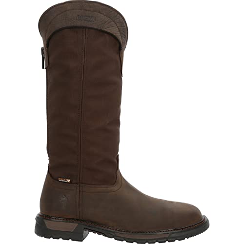 ROCKY Original Ride FLX Comp Toe Waterproof Snake Boot, Brown Camo, Size 12(M)