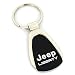 Jeep Liberty Black Tear Drop Key Chain