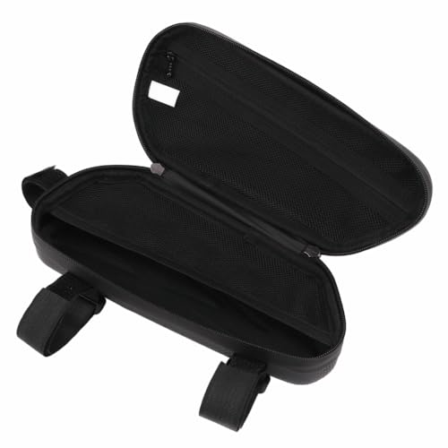 Alforjas triangulares para motocicleta, par universal impermeable con carcasa dura EVA y cierre doble de cremallera, bolsa para herramientas colgante para cuadro y tubo de asiento miniatura 6