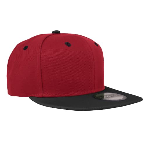 Image of Gelante Snapback Hats for Men - Flat Bill Brim Baseball Cap Hat - Plain Blank Adjustable