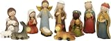 FADEDA 11 figuras de belén, figuras de belén fieles – Decoración de mesa de Navidad
