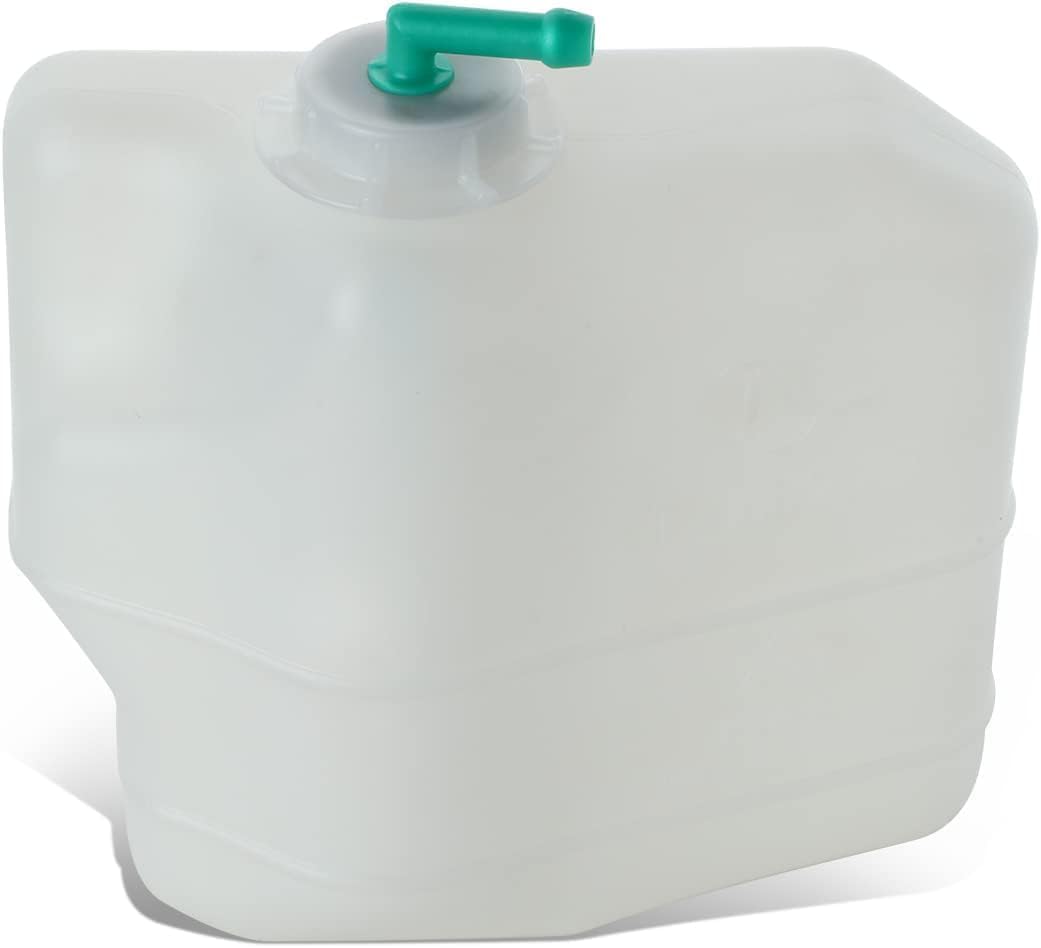 DAT AUTO PARTS Coolant Recovery Tank Radiator Overflow Bottle Reservoir with Cap Replacement for 2007-2011 Honda CRV White Textured Plastic HO3014113 19101RZAA00