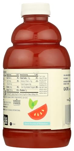 Image of 365 by Whole Foods Market, Organic 100% Juice, Tomato, 32 fl oz