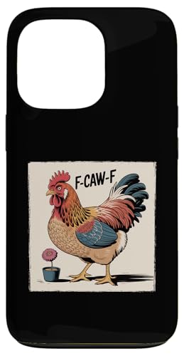 F-Caw-F Chicken FCAWF Chicken Funny Humor Japanese Art �X�}�z�P�[�X iPhone 13 Pro �p