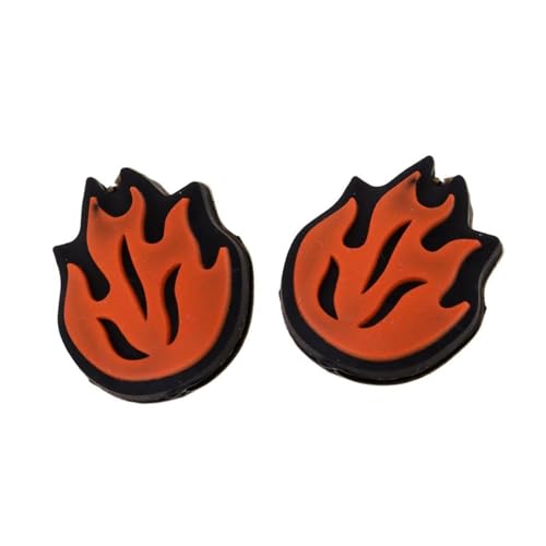 XUZHID Racket Dampener?2Pcs Tennis Vibrations Dampener Silicone Racquet Shock Absorbers Flame Shape Tennis Racket Dampeners Tennis Accessories
