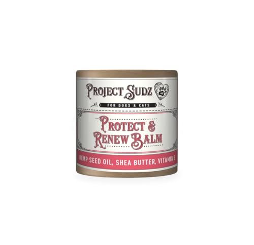 Image of Project Sudz Protect & Renew Balm - Paw Pad & Nose Protector | Natural Barrier & Soothing Balm | Relieves Dry, Cracked Pads & Noses | Safe, Non-Toxic, Eco-Friendly