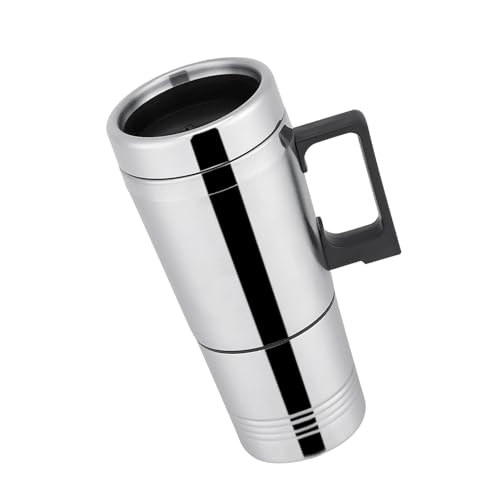 Taza calefactora eléctrica para auto 300ml acero inox miniatura 5