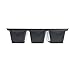 Chicago Metallic Professional Lasagna Trio Pan, Perfect for loaf breads, cakes and more 12.5 by 16 by 3 inches, Silver