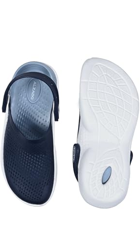 Image of Alzado Men's Classic Casual Sports Clogs /Sandals with Adjustable Back Strap for Adult | Comfortable & LightWeight| Stylish & Anti-Skid| Waterproof & Everyday Use Mules for Gents & Boys..
