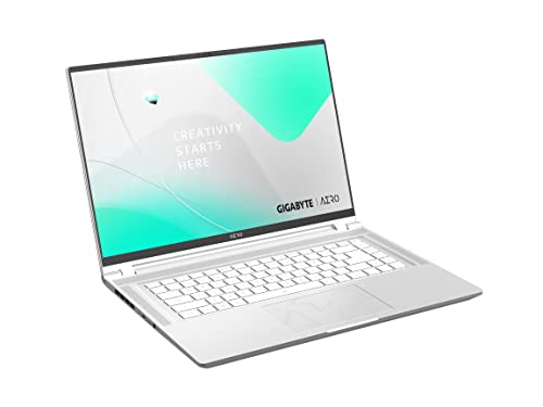 Image of Gigabyte AERO 16 OLED: 16.0 inch 16:10 Thin Bezel 4K UHD+ 3840x2400 60Hz OLED, NVIDIA GeForce RTX 4070 GPU 8GB GDDR6, Intel Core i9-13900H, 32GB DDR5 RAM, 1TB SSD, Win11 Pro (AERO 16 OLED BSF-A3US964SP)