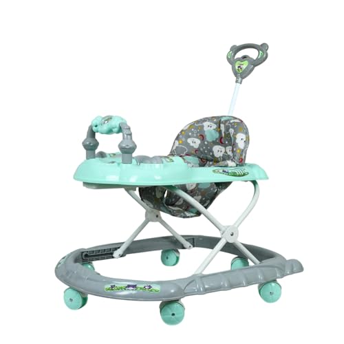 Image of Panda Baby Products Walker with Push Handle, Musical Toys & Adjustable Height - Safe & Comfortable Learning Walker for Babies (6-18 Months) (Grey, 111 Baby Walker)
