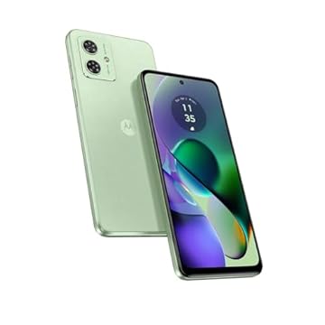 Smartphone Motorola Moto g54 5G - 256GB 16GB (8GB RAM+8GB Ram Boost) AI Camera 50MP Tela FHD 5000 mAh NFC Verde - Vegan Leather