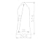 KAISH 2 Ply White/Black Blank Guitar Truss Rod Cover 3 Hole for Epiphone Style Les Paul LP