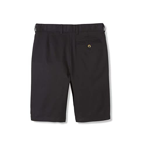 Image of French Toast Boys Flat Front Stretch Twill Shorts with Adjustable Waist in Standard and Extended Kids Sizes Navy, 6