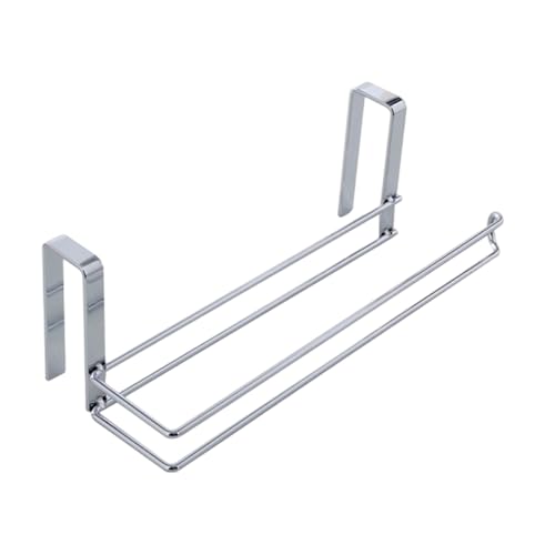 Colgador compacto para toallas, estante que ahorra espacio, montaje en puerta, fácil ajuste deslizante, construcción de acero pulido, diseño de acceso rápido, material resistente a la corrosión
