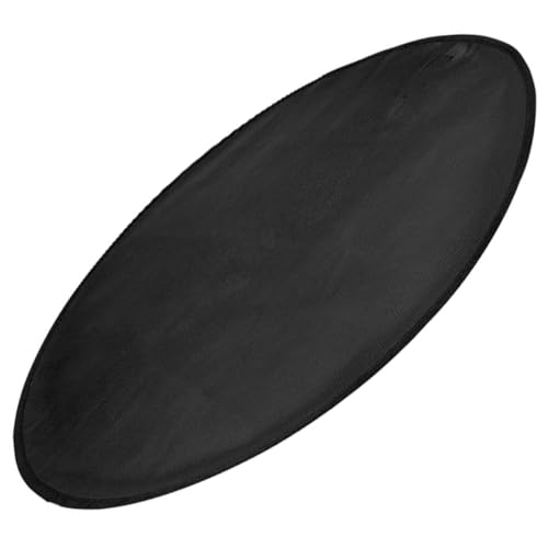 SUPVOX Fireproof BBQ Mat Waterproof Under Grill Mats 2000°f Heat Resistant Black for Fire Pit Outdoor Grill Camping