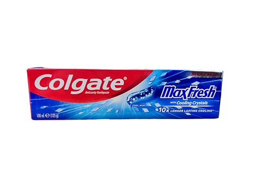 Colgate Max Fresh With Cooling Crystals Cool Mint 100 ml, confezione da 4