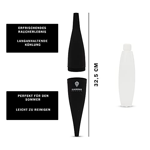 DIAMOND HOOKAH Premium Shisha Ice Mundstück - Wasserpfeife Eisschlauch Kühlakku Shisha Zubehör- Shisha Zubehör - für… – Bild 4