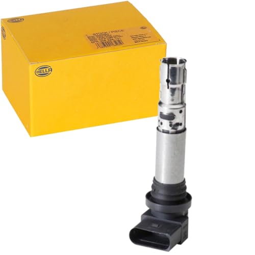 HELLA 5DA 193 175-501 Bobina de encendido - 12V - 4polos - Bobina de encendido cavidad bujía - enchufado